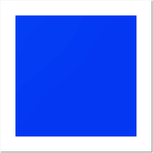 Ultramarine Solid Color Wall Art by Whoopsidoodle